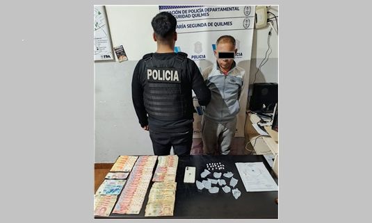 Quilmes – Allanamiento por venta de drogas, un detenido